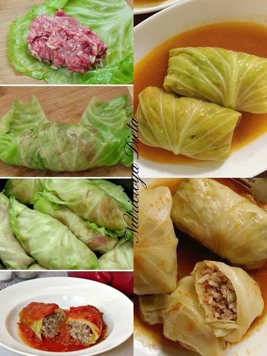 Rollitos de repollo con carne: receta