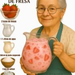 Agua Cremosa de Fresa
