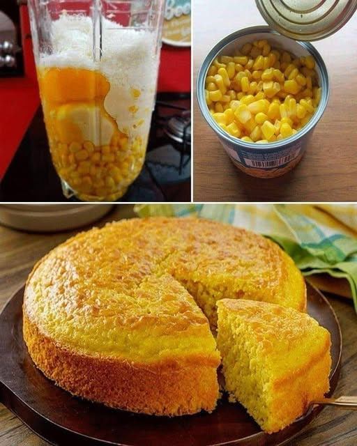 Pan de Elote en Licuadora