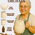 Agua de Horchata Cremosa y Refrescante