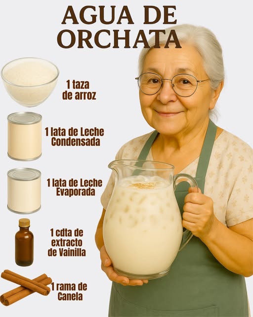 Agua de Horchata Cremosa y Refrescante