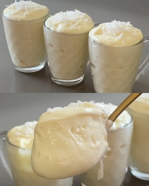 Receta de Postre Cremoso de Coco Casero