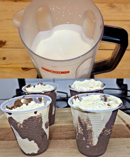 Receta de Helado en Licuadora
