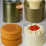 Usando una lata de duraznos vacía como molde sin complicarse