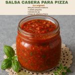 Salsa Casera para Pizza (La Original)