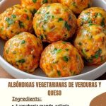 Albóndigas Vegetarianas de Verduras y Queso