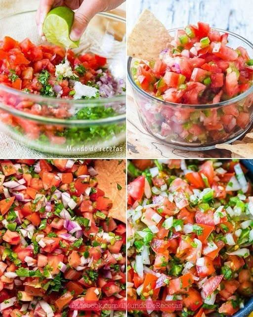 Pico de Gallo Casero 🌶️🍅: Fresco, Fácil y Delicioso