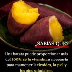 Batata: fuente poderosa de vitamina A