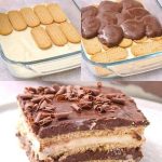 Postre Frío de Chocolate con Galletas,