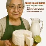 Queso Fresco Casero 🧀 (Solo 3 Ingredientes)