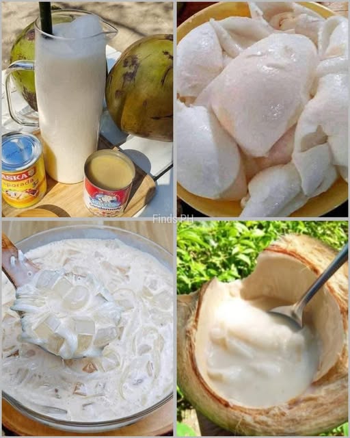 Fresh Buko with Milk: Una bebida tropical refrescante y saludable