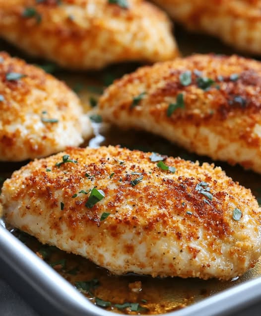Poulet Pané au Parmesan