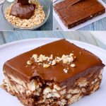 Pastel Frío de Galletas con Chocolate: Postre Fácil y Sin Horno