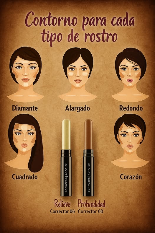 Contorno según tu tipo de rostro
