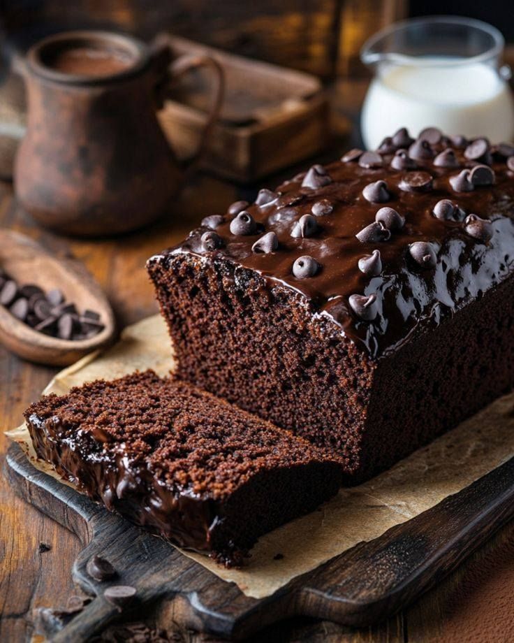 Pastel de Chocolate Húmedo en Pan de Molde