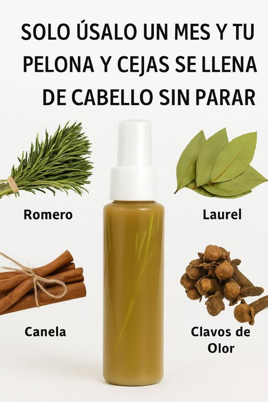 Spray Capilar Casero para Crecimiento Intenso