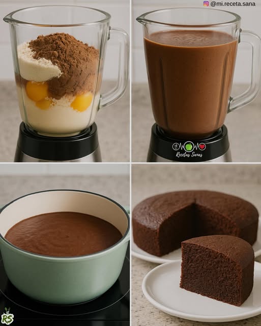 Pastel de Chocolate en la Estufa – ¡Rápido, Fácil y Saludable! 🥮