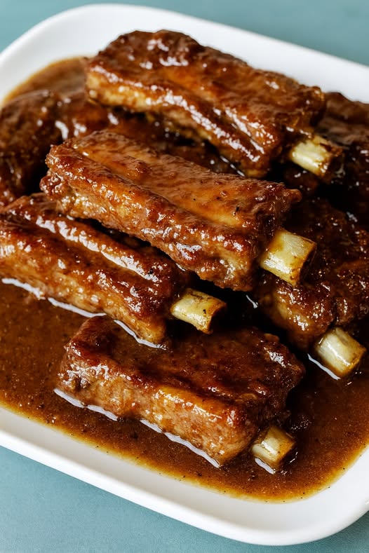 Costillas en Salsa de Pimienta y Miel