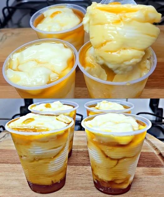 Flan en Vaso