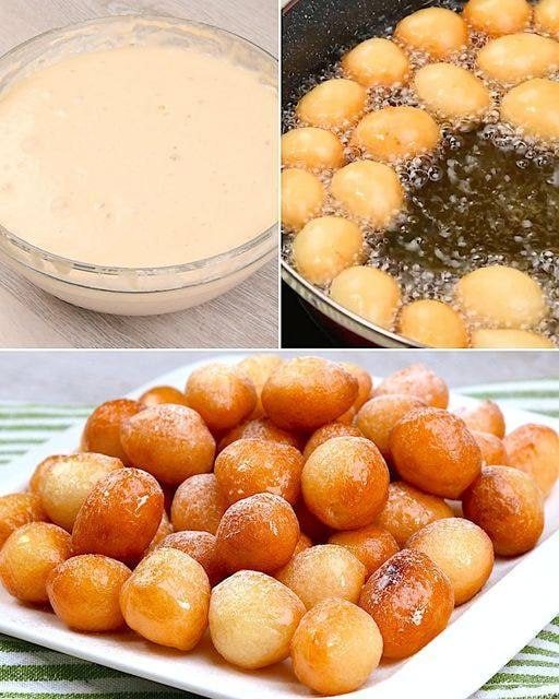 Bolitas Dulces Fritas: Crujientes por Fuera y Suaves por Dentro