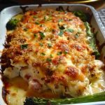 Gratinado de Pollo con Brócoli y Queso