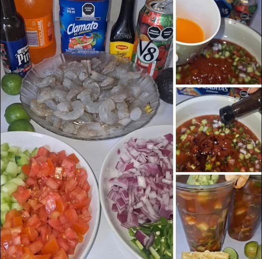 Receta del Cóctel de Camarón