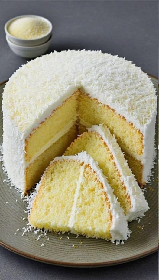 Pastel de Coco Relleno