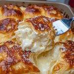 Cazuela de Cheesecake con Rollitos de Hojaldre