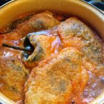 Chiles Rellenos en Salsa de Tomate