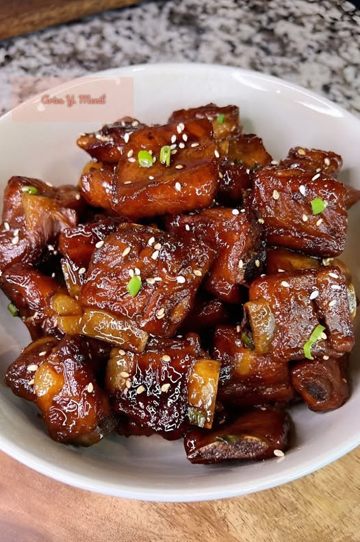 Receta de costillas de cerdo agridulces