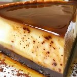Flan de chocolate blanco y negro sin horno