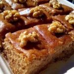 Bizcocho de Nueces Esponjoso y Almibarado – ¡El Postre Perfecto