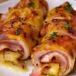 Rollitos de Pollo con Jamón y Queso: Delicia Fácil y Rápida