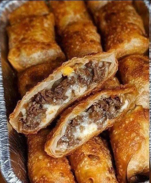Rollitos de Huevo de Filadelfia con Queso