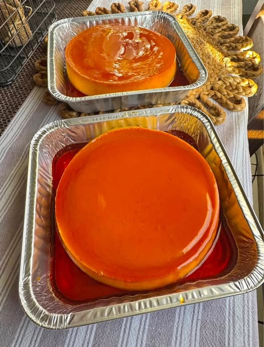 Flan con Queso Crema (sin horno)