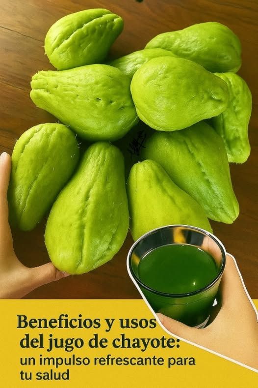 Beneficios y usos del jugo de chayote: un impulso refrescante para tu salud