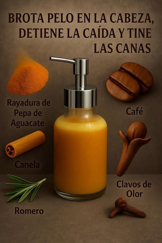 Tónico Capilar Natural: Crecimiento, Anticaída y Cobertura de Canas