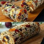 Rollo Oriental de Frutos Secos y Frutas sin Horno