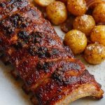 Costillas en Papillote con Salsa de Miel y Mostaza