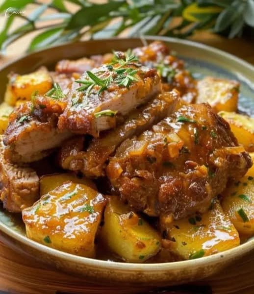 Pork Leg in Pineapple Sauce