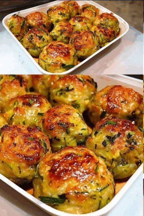 Bolitas de calabacín al horno: crujientes y saludables
