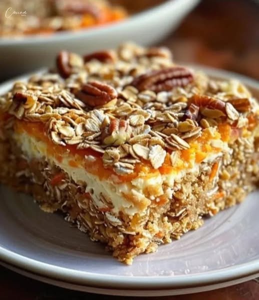 Pastel de Avena y Zanahorias