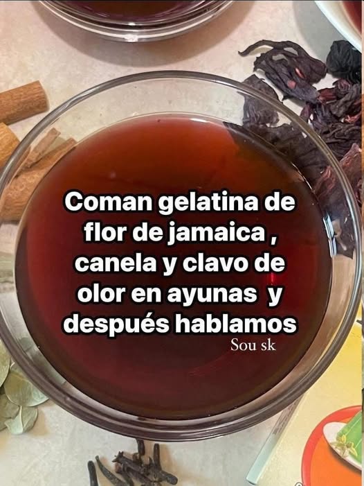 Gelatina de Jamaica con Clavo de Olor