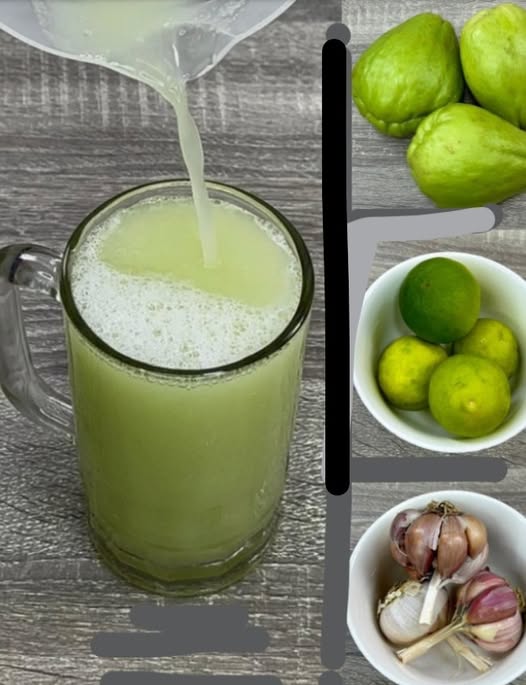 Boisson miracle à la chayotte, citron et ail