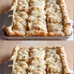 Pastel de Manzana en Losa