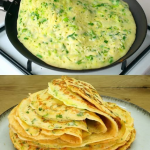 Tortillas de Calabacín y Cebolla