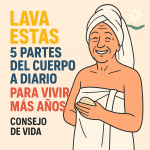 Lava estas 5 áreas del cuerpo que suelen pasarse por alto a diario para mantenerte fresco, saludable y lleno de energía después de los 60