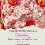 Ensalada de Fresas Fluff – Postre ligero y delicioso