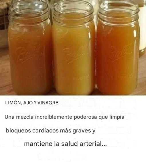 Ajo, Limón y Vinagre