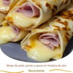 Wraps de Pollo Caliente en Freidora de Aire